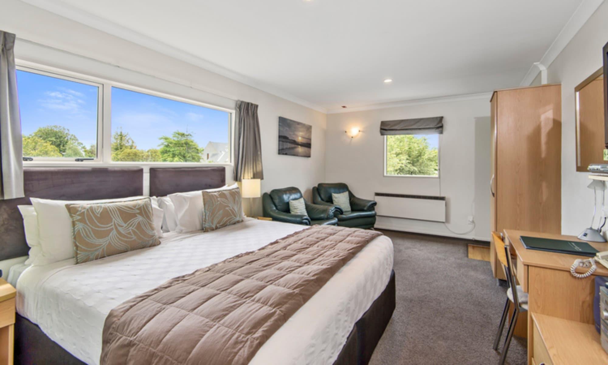 Colombo In The City Christchurch Eksteriør bilde A typical bedroom at the hotel